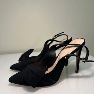 Aldo Elegant Black Bow Heels